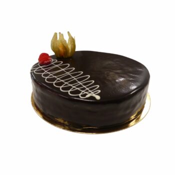 Sacher con frambuesa y chocolate cocido